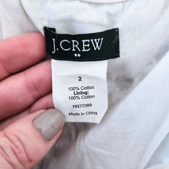 J. Crew Strapless Fit N Flare Floral Dress, US Women's Size 2 - Picture 5 of 5